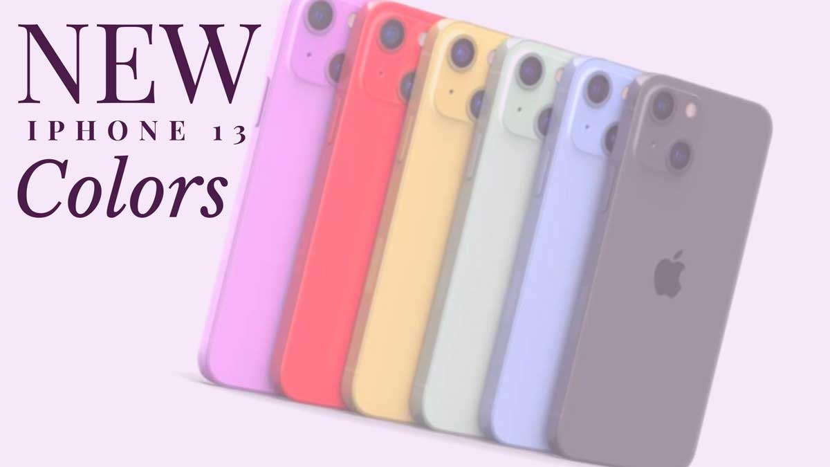 New iPhone 13 colors